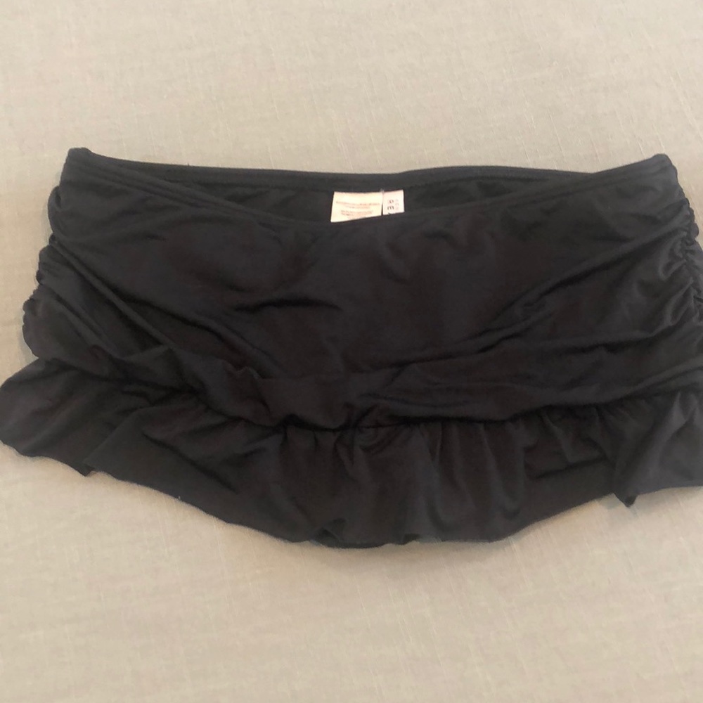Kenneth Cole black bathing suit bottom (skirt)